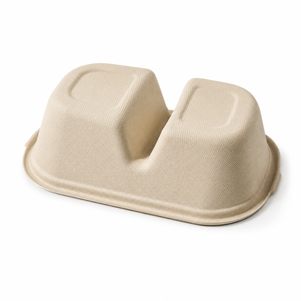 Underside view showing the molded tray base