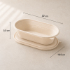 700ml eco friendly cornstarch food container dimension disposable lunch box