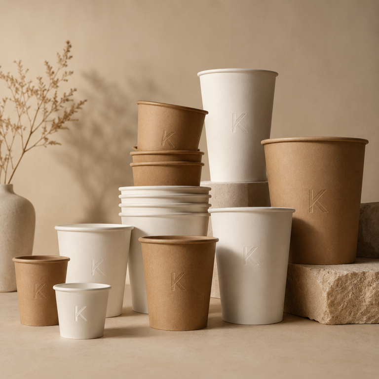 white-and-kraft-paper-cups-arranged-in-different-sizes