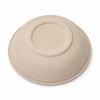 1000ml sugarcane bagasse bowl bottom view with molded fiber texture