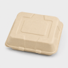 1000ml Bagasse Clamshell Food Container