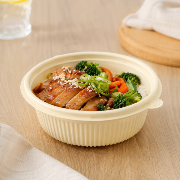 1000ml Round Cornstarch Bowl