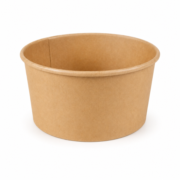 1000ml-round-kraft-paper-bowl-front-view 1000ml round kraft paper bowl front view for takeaway food packaging