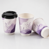 12oz double wall paper cup front view for beverage service
