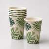 12oz paper cups stack display for food service packaging
