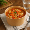 1300ml-round-kraft-paper-bowl-soup-use 1300ml round kraft paper bowl used for hot soup takeaway service