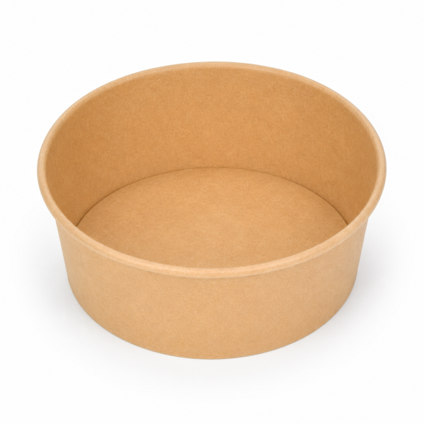 1500ml-round-kraft-paper-bowl-interior-view 1500ml round kraft paper bowl interior view for food service packaging