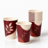 Stacked 16oz double wall paper cups for beverage service