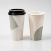 16oz paper cup front view for beverage packaging