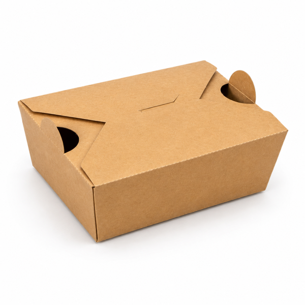 2000ml Vented Kraft Takeaway Box