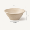 220ml bagasse bowl dimensions with diameter and height