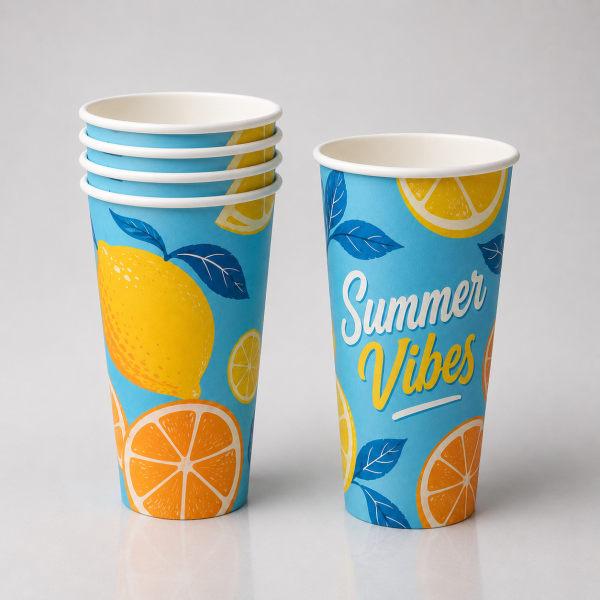 22oz Custom Printed Paper Cup