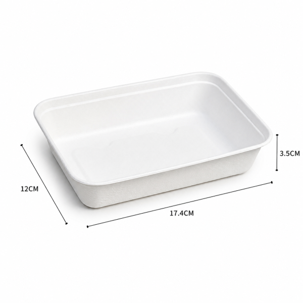 400ml Bagasse Food Tray