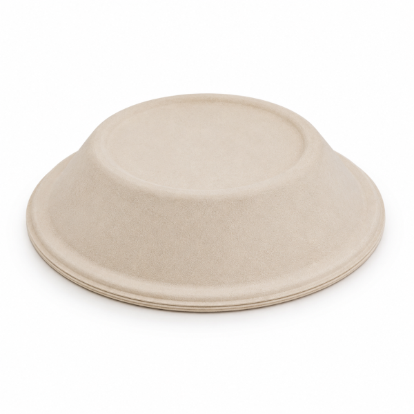 480ml bagasse bowl bottom texture design