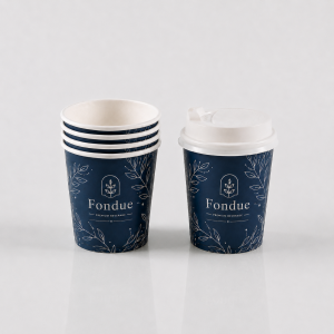 4oz custom printed paper cups for wholesale beverage packaging