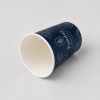 4oz custom logo paper cup showing inner lining and rim