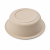 500ml sugarcane bagasse bowl bottom texture and molded fiber structure
