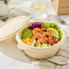550ml compostable bowl for takeaway meals salad and food service
