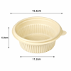 550ml round cornstarch bowl dimensions 15.6cm diameter and 5.8cm height