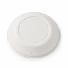 6 Inch Fluted Round Bagasse Plate