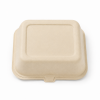 600ml Bagasse Clamshell Food Container
