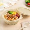 650ml compostable bowl for takeaway meals rice and food service