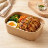 650ml Rectangular Kraft Paper Bowl