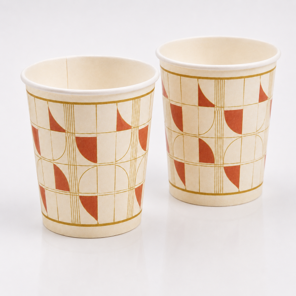 6oz custom printed paper cups for beverage service