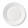 7 inch fluted round bagasse plate