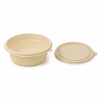 750ml cornstarch bowl interior view with matching lid