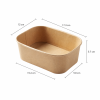 750ml-rectangular-kraft-paper-bowl-dimensions 750ml rectangular kraft paper bowl dimensions 17.3 cm by 12 cm by 5.7 cm