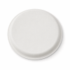 bottom view of 8 inch sugarcane bagasse plate design