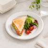 8 Inch Fluted Round Bagasse Plate