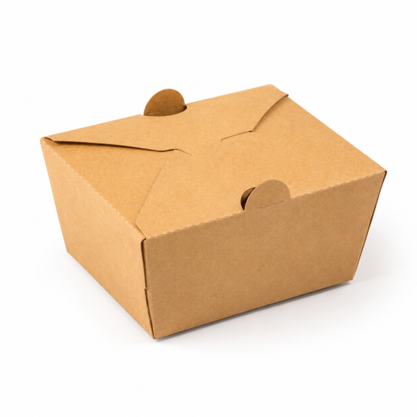 800ml Vented Kraft Takeaway Box