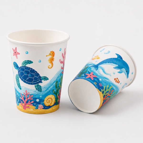 8oz Custom Printed Paper Cup