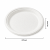 9 Inch Bagasse Round Plate