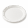 9 inch bagasse round plate for disposable food service use