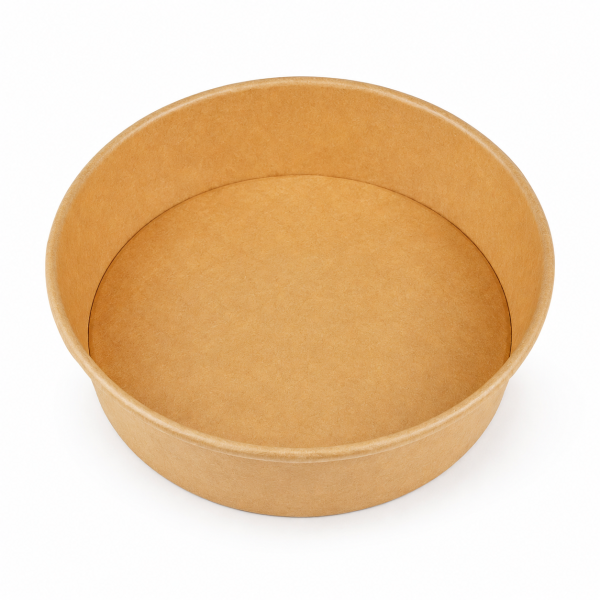 900ml-round-kraft-paper-bowl-interior-view 900ml round kraft paper bowl interior view for food service packaging