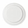 Bottom view of durable bagasse divided plate design