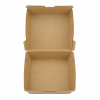 4.4-inch-kraft-paper-burger-box-interior Empty 4.4 inch kraft paper burger box showing interior space