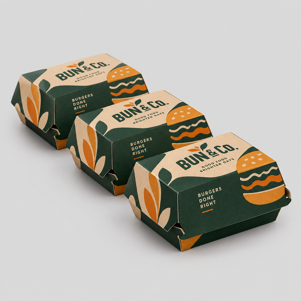 Custom burger box